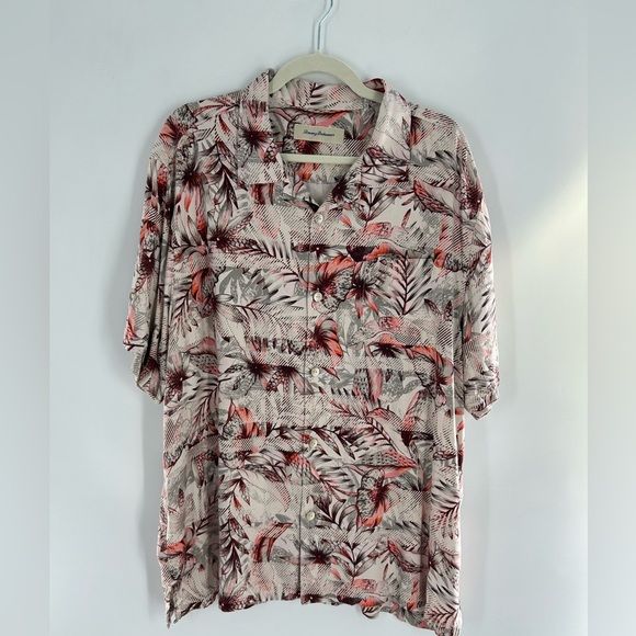 Tommy Bahama Other - Tommy Bahama, Tropical Silk Print Men's Shirt